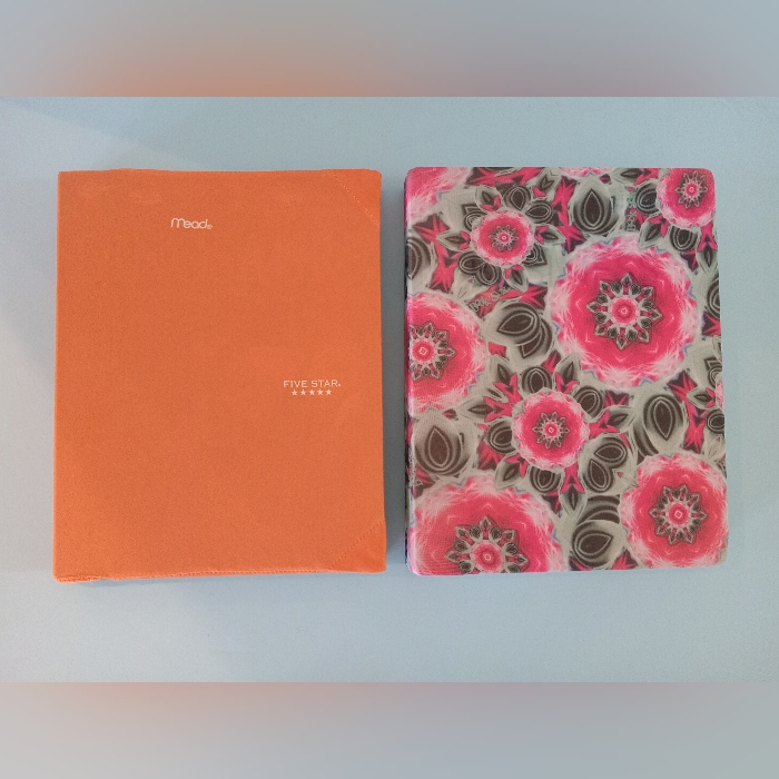 Back To School  Hard Cover Book  Fabric Cover Protector